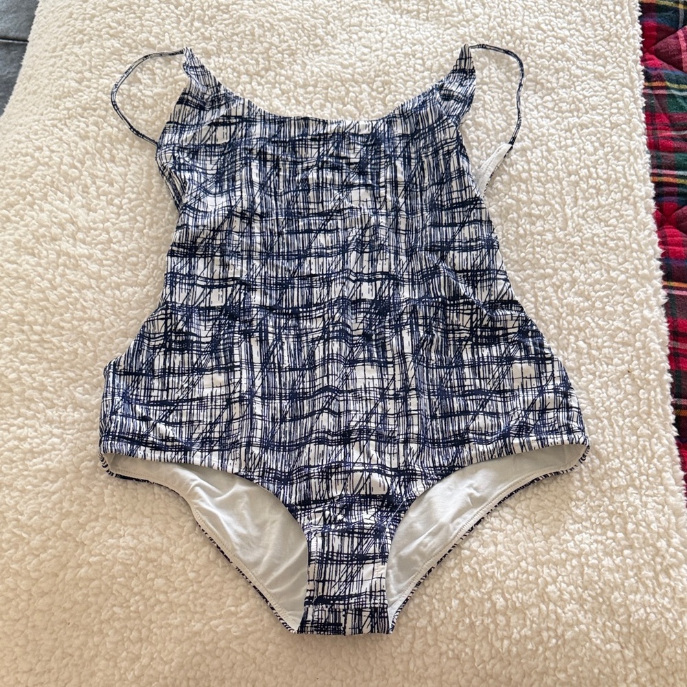Rachel Pally Blue and White Swimwear
